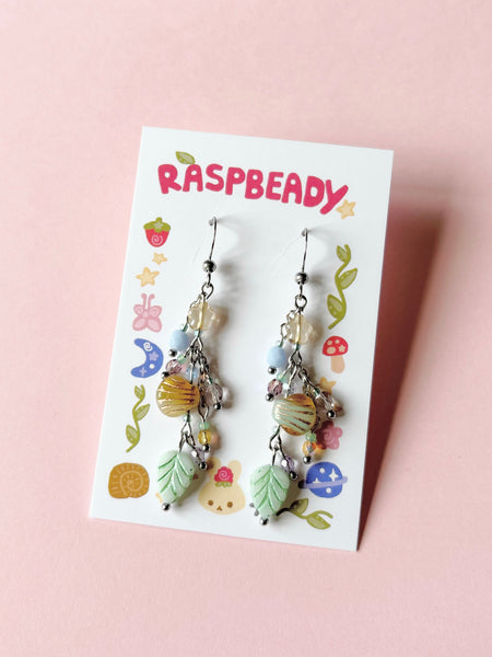 Pastel shell earrings