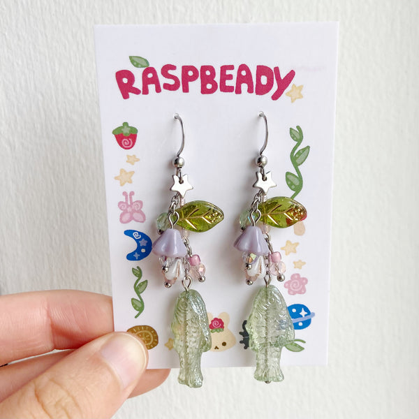 River fairy earrings