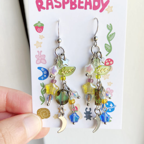 Magical forest earrings