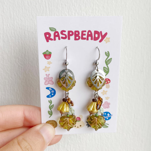 Falling leaves earrings