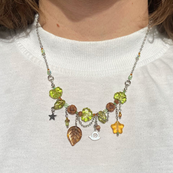 Snail friend necklace