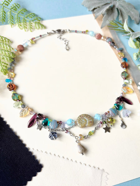 Beach treasures necklace